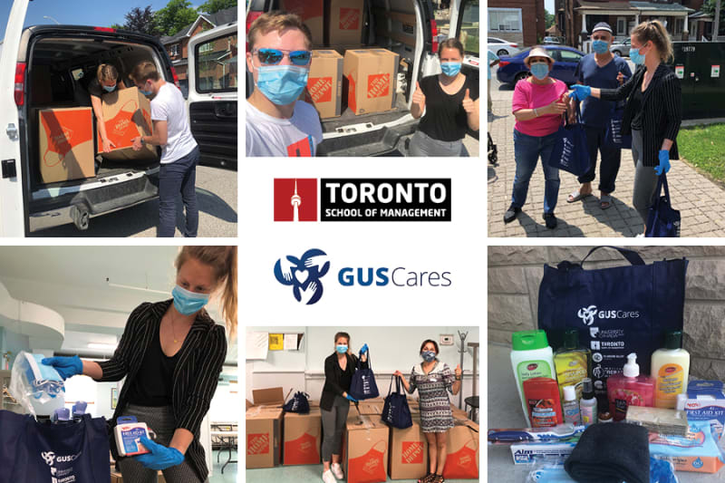 TSoM and GUS Cares deliver essential packages to those in need