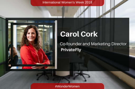 International Womens Week Carol Cork Co-Founder and Marketing Director of PrivateFly