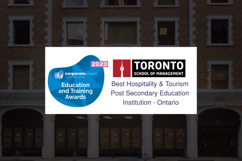 Tsom named best hospitality and tourism post secondary institution in ontario