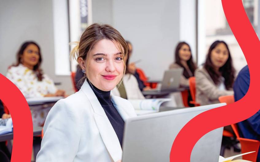 student inside a classroom