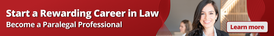 Paralegal program banner
